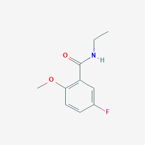 molecular formula C10H12FNO2 B7506582 N-ethyl-5-fluoro-2-methoxybenzamide 