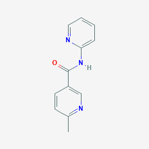 molecular formula C12H11N3O B7506641 6-methyl-N-pyridin-2-ylpyridine-3-carboxamide 