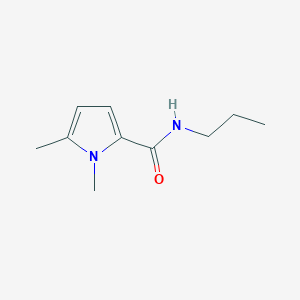 molecular formula C10H16N2O B7506802 1,5-dimethyl-N-propylpyrrole-2-carboxamide 
