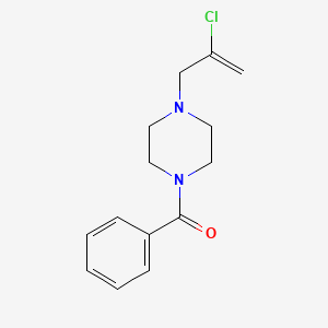 [4-(2-Chloroprop-2-enyl)piperazin-1-yl]-phenylmethanone