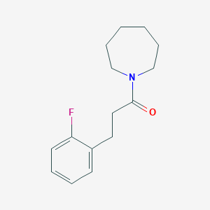 molecular formula C15H20FNO B7506885 1-(Azepan-1-yl)-3-(2-fluorophenyl)propan-1-one 