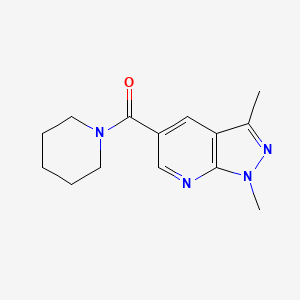 (1,3-Dimethylpyrazolo[3,4-b]pyridin-5-yl)-piperidin-1-ylmethanone