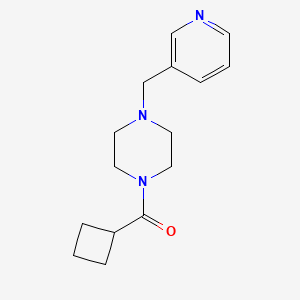 molecular formula C15H21N3O B7507025 Cyclobutyl-[4-(pyridin-3-ylmethyl)piperazin-1-yl]methanone 
