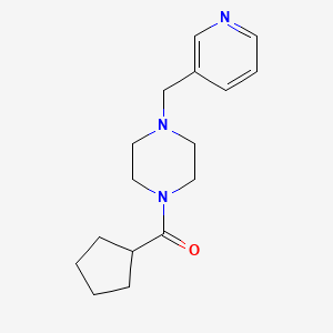 molecular formula C16H23N3O B7507039 Cyclopentyl-[4-(pyridin-3-ylmethyl)piperazin-1-yl]methanone 