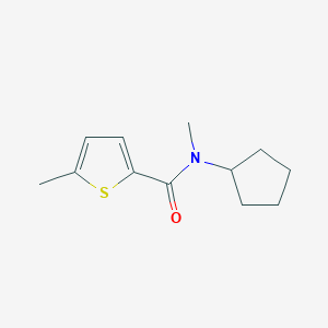 N-cyclopentyl-N,5-dimethylthiophene-2-carboxamide