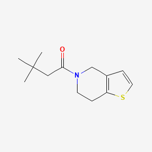 1-(6,7-dihydro-4H-thieno[3,2-c]pyridin-5-yl)-3,3-dimethylbutan-1-one