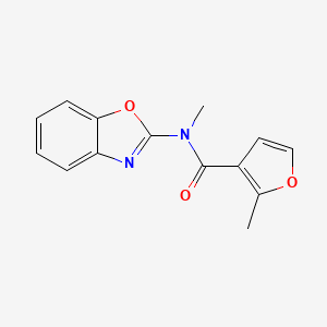 N-(1,3-benzoxazol-2-yl)-N,2-dimethylfuran-3-carboxamide