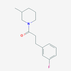 3-(3-Fluorophenyl)-1-(3-methylpiperidin-1-yl)propan-1-one