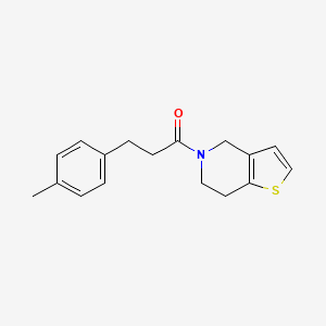 1-(6,7-dihydro-4H-thieno[3,2-c]pyridin-5-yl)-3-(4-methylphenyl)propan-1-one