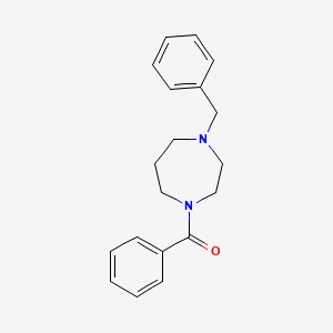 molecular formula C19H22N2O B7507527 (4-Benzyl-1,4-diazepan-1-yl)-phenylmethanone 