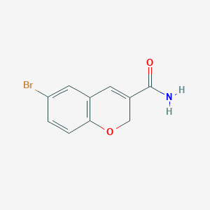 molecular formula C10H8BrNO2 B7507532 6-bromo-2H-chromene-3-carboxamide 