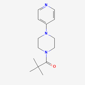 2,2-Dimethyl-1-(4-pyridin-4-ylpiperazin-1-yl)propan-1-one