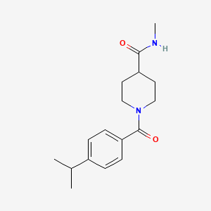 N-methyl-1-(4-propan-2-ylbenzoyl)piperidine-4-carboxamide