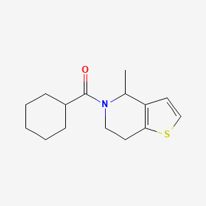 molecular formula C15H21NOS B7507614 cyclohexyl-(4-methyl-6,7-dihydro-4H-thieno[3,2-c]pyridin-5-yl)methanone 