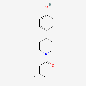 1-[4-(4-Hydroxyphenyl)piperidin-1-yl]-3-methylbutan-1-one