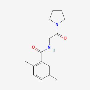 2,5-dimethyl-N-(2-oxo-2-pyrrolidin-1-ylethyl)benzamide