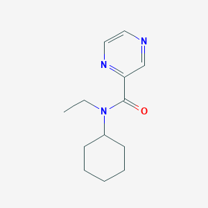 N-cyclohexyl-N-ethylpyrazine-2-carboxamide