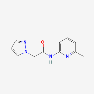 N-(6-methylpyridin-2-yl)-2-pyrazol-1-ylacetamide