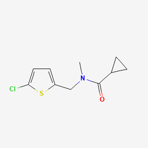 N-[(5-chlorothiophen-2-yl)methyl]-N-methylcyclopropanecarboxamide