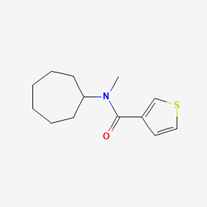 N-cycloheptyl-N-methylthiophene-3-carboxamide