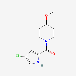 molecular formula C11H15ClN2O2 B7507824 (4-chloro-1H-pyrrol-2-yl)-(4-methoxypiperidin-1-yl)methanone 