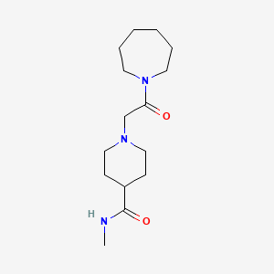 1-[2-(azepan-1-yl)-2-oxoethyl]-N-methylpiperidine-4-carboxamide