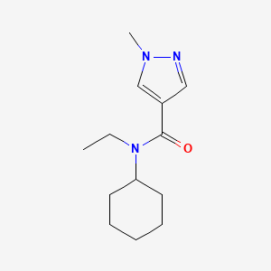 N-cyclohexyl-N-ethyl-1-methylpyrazole-4-carboxamide