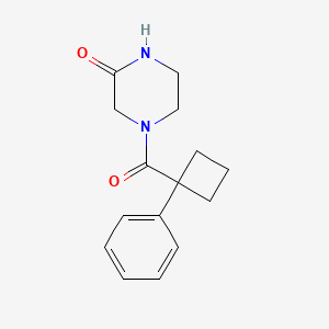 4-(1-Phenylcyclobutanecarbonyl)piperazin-2-one