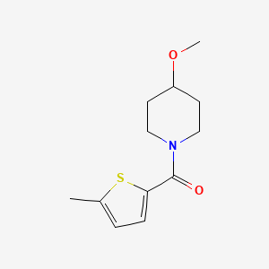 molecular formula C12H17NO2S B7507988 (4-Methoxypiperidin-1-yl)-(5-methylthiophen-2-yl)methanone 