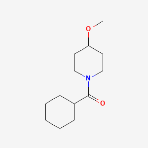 molecular formula C13H23NO2 B7508029 Cyclohexyl-(4-methoxypiperidin-1-yl)methanone 