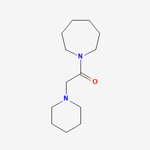molecular formula C13H24N2O B7508068 1-(Azepan-1-yl)-2-piperidin-1-ylethanone 