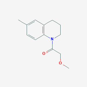 molecular formula C13H17NO2 B7508081 2-methoxy-1-(6-methyl-3,4-dihydro-2H-quinolin-1-yl)ethanone 