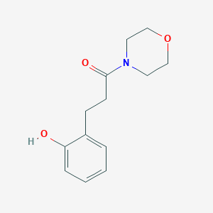 molecular formula C13H17NO3 B7508176 3-(2-Hydroxyphenyl)-1-morpholin-4-ylpropan-1-one 