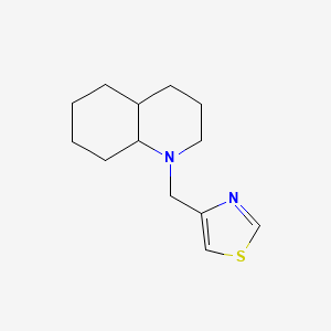 4-(3,4,4a,5,6,7,8,8a-octahydro-2H-quinolin-1-ylmethyl)-1,3-thiazole