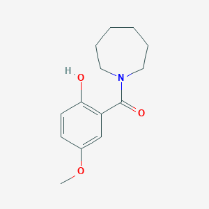 molecular formula C14H19NO3 B7508258 Azepan-1-yl-(2-hydroxy-5-methoxyphenyl)methanone 