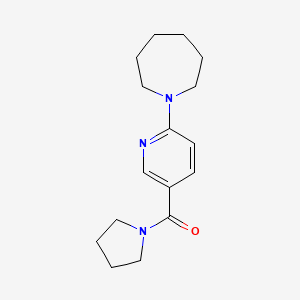 [6-(Azepan-1-yl)pyridin-3-yl]-pyrrolidin-1-ylmethanone