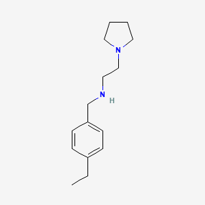 N-(4-ethylbenzyl)-2-(pyrrolidin-1-yl)ethanamine