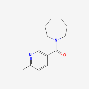 molecular formula C13H18N2O B7508326 Azepan-1-yl-(6-methylpyridin-3-yl)methanone 