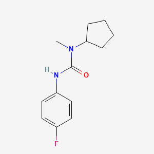 1-Cyclopentyl-3-(4-fluorophenyl)-1-methylurea