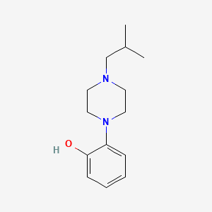 2-[4-(2-Methylpropyl)piperazin-1-yl]phenol