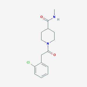1-[2-(2-chlorophenyl)acetyl]-N-methylpiperidine-4-carboxamide