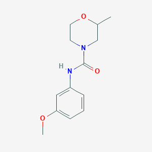 N-(3-methoxyphenyl)-2-methylmorpholine-4-carboxamide