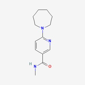 molecular formula C13H19N3O B7508508 6-(azepan-1-yl)-N-methylpyridine-3-carboxamide 