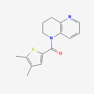 3,4-dihydro-2H-1,5-naphthyridin-1-yl-(4,5-dimethylthiophen-2-yl)methanone