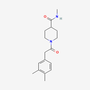 1-[2-(3,4-dimethylphenyl)acetyl]-N-methylpiperidine-4-carboxamide