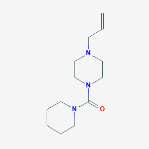 molecular formula C13H23N3O B7508563 Piperidin-1-yl-(4-prop-2-enylpiperazin-1-yl)methanone 