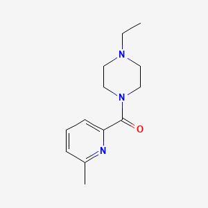 molecular formula C13H19N3O B7508611 (4-Ethylpiperazin-1-yl)-(6-methylpyridin-2-yl)methanone 