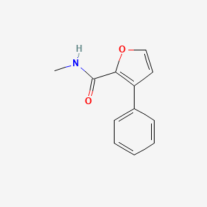 molecular formula C12H11NO2 B7508614 N-methyl-3-phenylfuran-2-carboxamide 