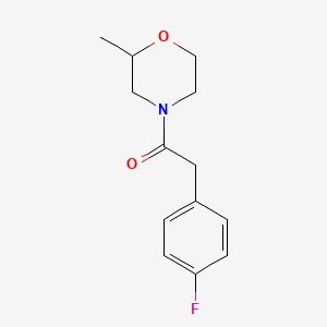 2-(4-Fluorophenyl)-1-(2-methylmorpholin-4-yl)ethanone