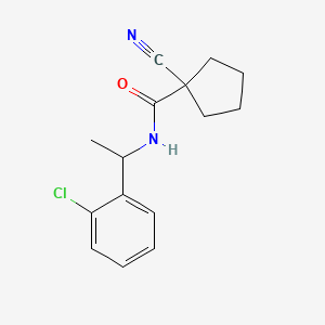 N-[1-(2-chlorophenyl)ethyl]-1-cyanocyclopentane-1-carboxamide